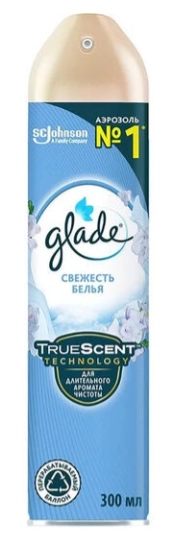 Освежитель воздуха GLADE "Свежесть белья" 300 мл