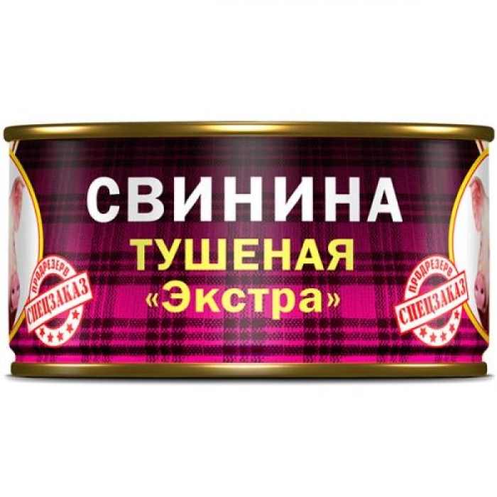 Свинина тушеная БАРС "Экстра" 325 г