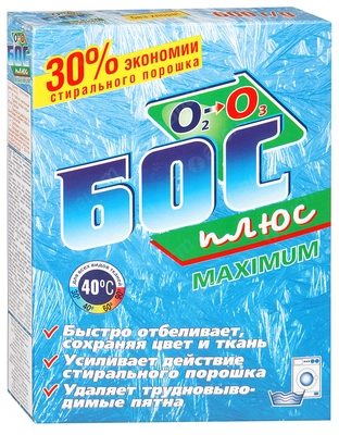 Отбеливатель БОС "Плюс Maximum" 600 г
