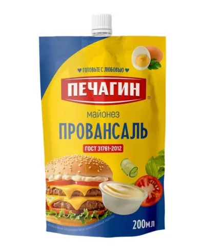 Майонез ПЕЧАГИН Провансаль 200 мл