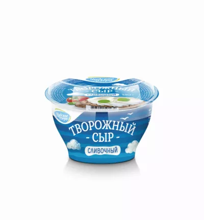 Сыр ЧУДСКОЕ ОЗЕРО творожный сливочный 150 г 60%
