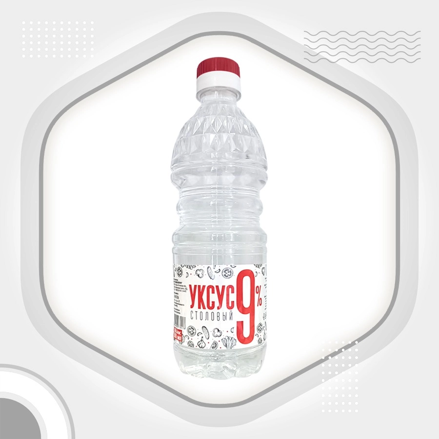 Уксус столовый 9% 0,5 л
