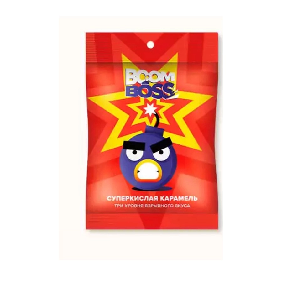Карамель BOOM BOSS суперкислая карамель 15 г