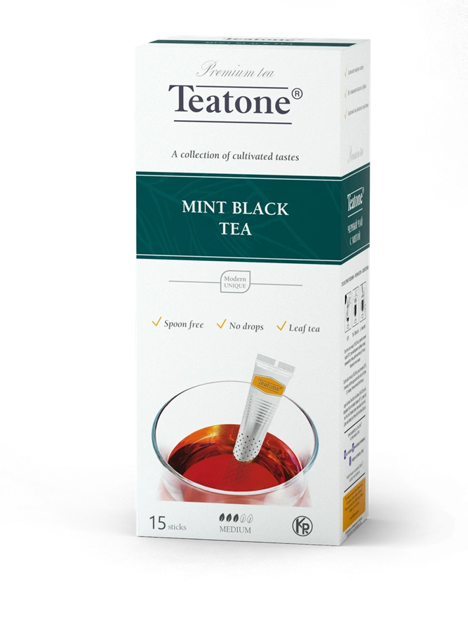 Чай черный TEATONE "Mint" 15 &times; 1,8 г