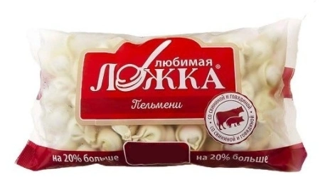 Пельмени ЛЮБИМАЯ ЛОЖКА со свининой и говядиной 1 кг