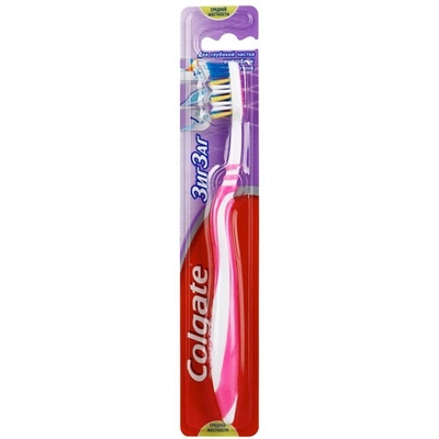 Зубная щетка Colgate ЗигЗаг средняя упаковка 1