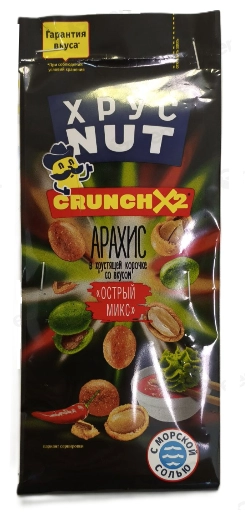 Арахис ХРУСТ NUT "Острый микс" в хрустящей корочке 50 г