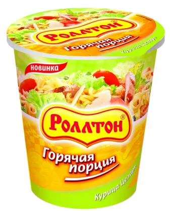 Лапша РОЛЛТОН с курицей цезарь 70 г