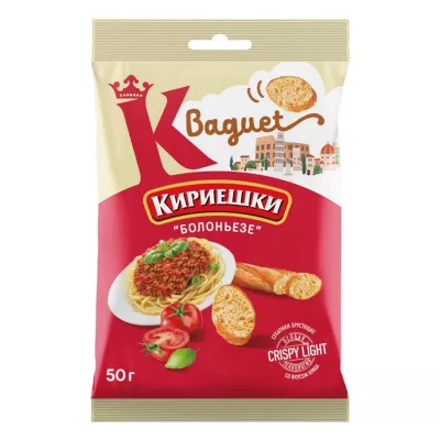 Сухарики Кириешки Baguet 50г/32 Болоньезе