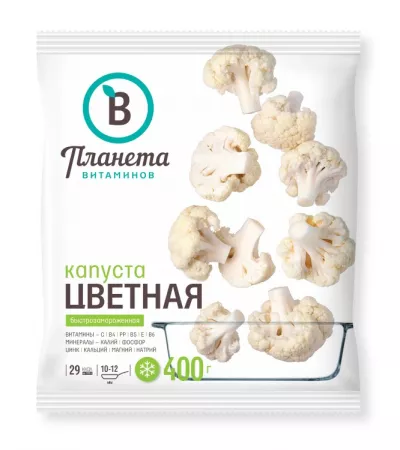 Капуста ПЛАНЕТА ВИТАМИНОВ цветная 400 г