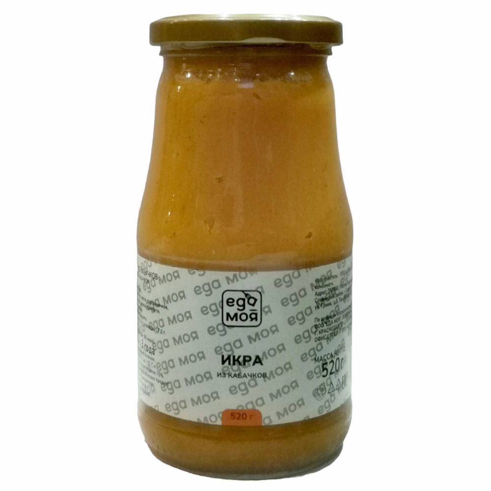 Икра из кабачков ЕДА МОЯ 520 г