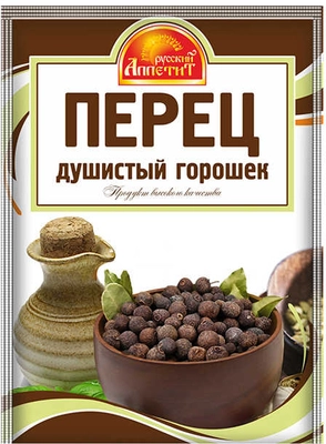 Перец душистый РУССКИЙ АППЕТИТ горошек 10 г