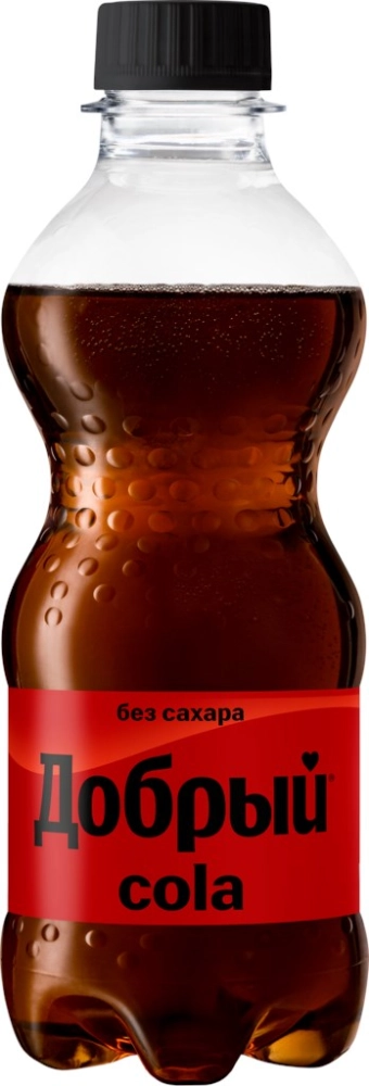 Напиток ДОБРЫЙ "Кола без сахара" сильногазированный 0,3 л