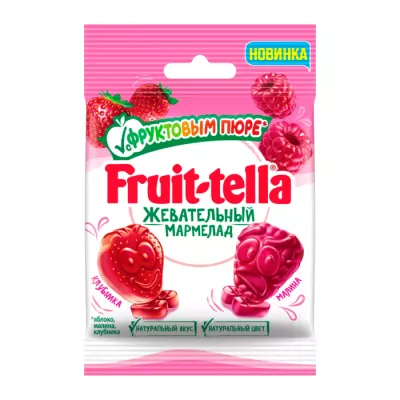 Мармелад жевательный FRUIT-TELLA с фруктовым пюре 36 г