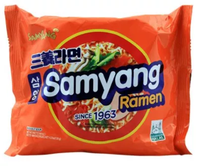 Лапша SAMYANG "Ramen" говядина и ветчина 120 г