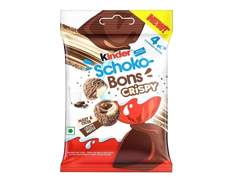 Конфеты KINDER Schoko-Bons Crispy из молочного шоколада с хрустящей вафлей 22,4 г