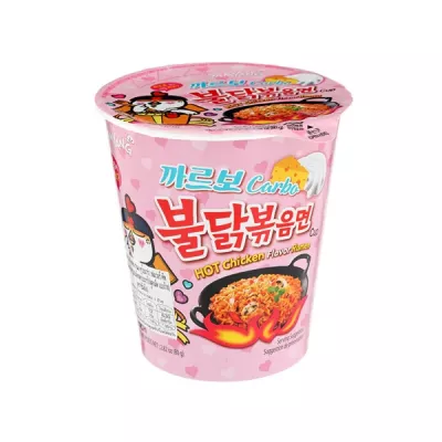 Лапша SAMYANG "Hot Chicken Flavour Ramen-Carbonara" со вкусом курицы в соусе карбонара острая 80 г