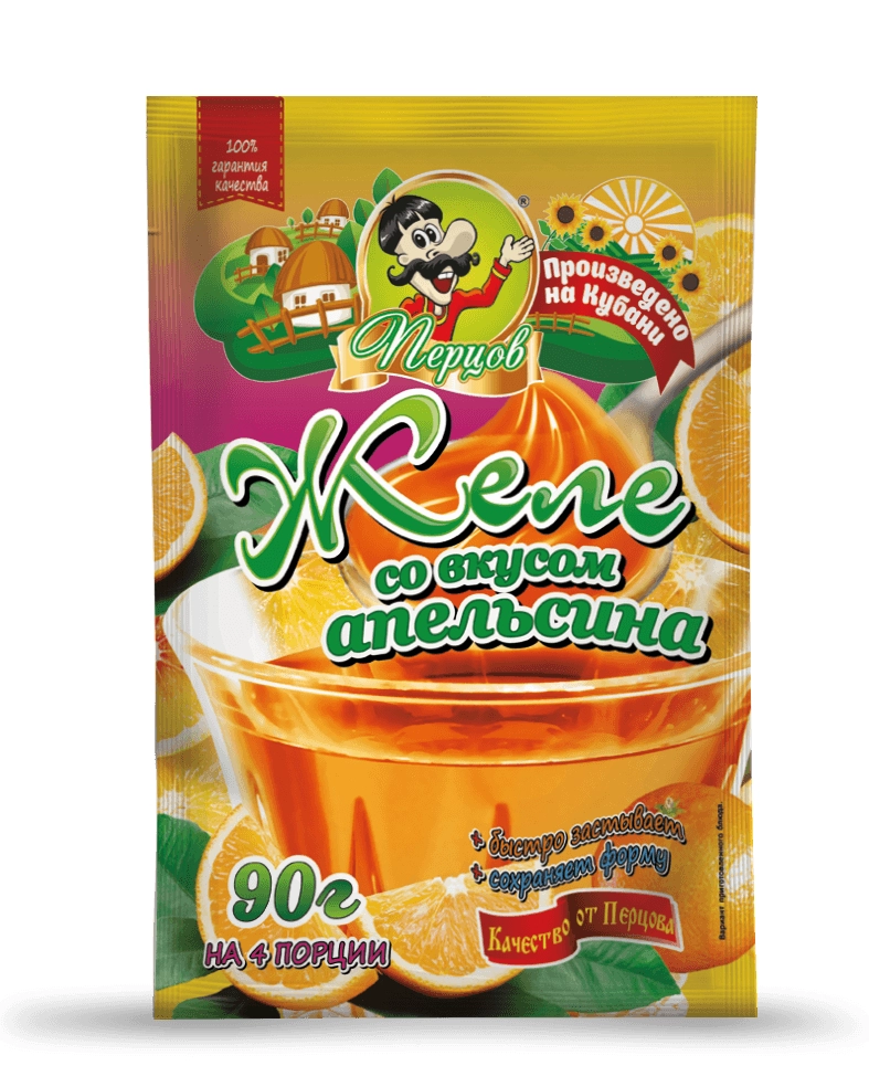 Желе ПЕРЦОВ со вкусом апельсина 90 г