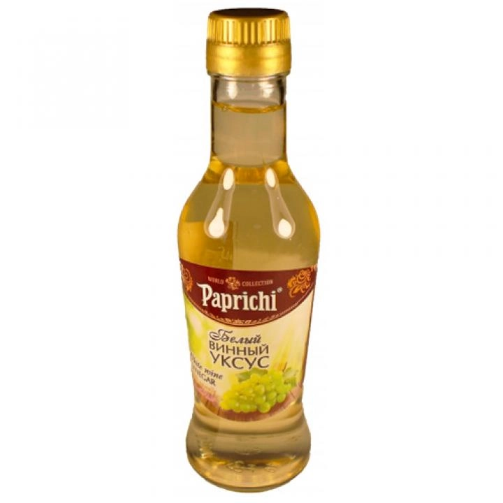 Уксус PAPRICHI белый винный 220 мл