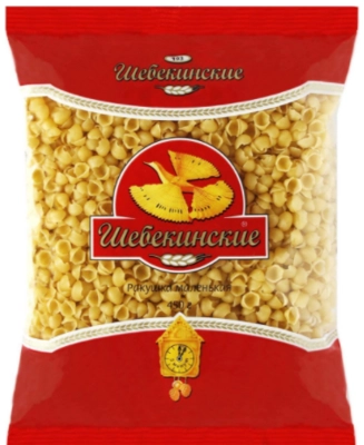 Макаронные изделия ШЕБЕКИНСКИЕ ракушка маленькая 450 г
