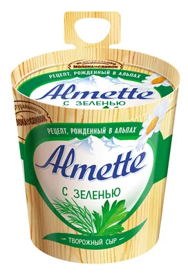 Сыр ALMETTE творожный с зеленью 150 г 60%