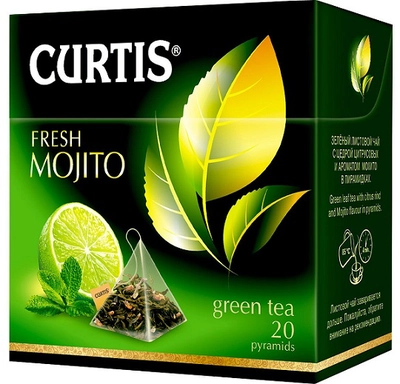 Чай зеленый CURTIS "Fresh Mojito" 20 &times; 1,7 г