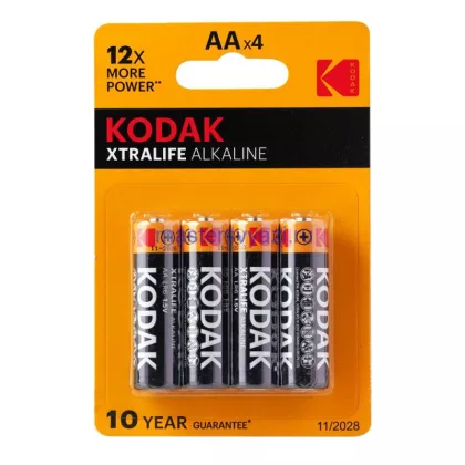 Батарейка KODAK "Xtraline" LR6 АА щелочная 4шт.