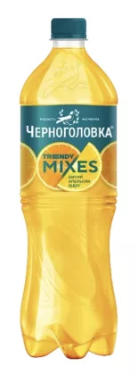 Напиток ЧЕРНОГОЛОВКА со вкусом дикого апельсина и юдзу сильногазированный 1 л