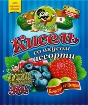 Кисель ПЕРЦОВ со вкусом ассорти 30 г
