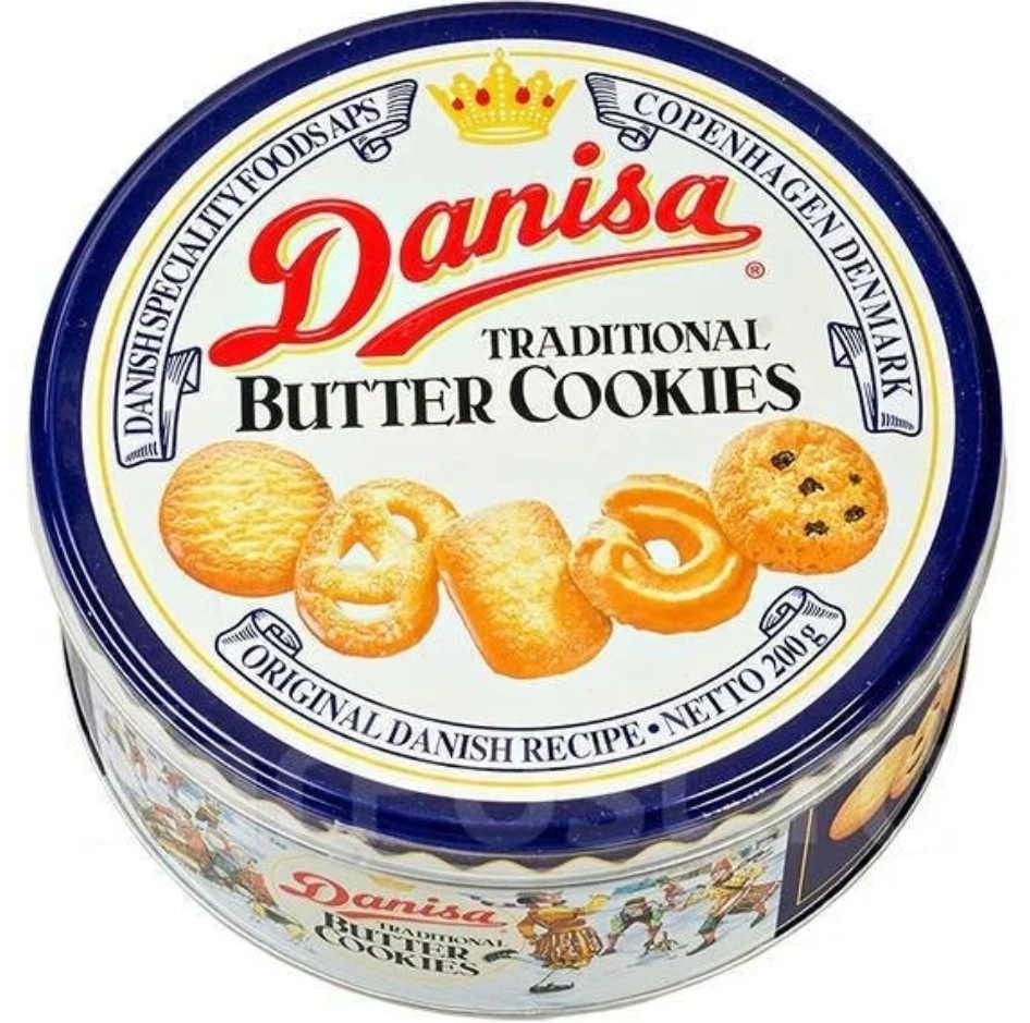 Печенье DANISA "Butter Cookies" сдобное 200 г