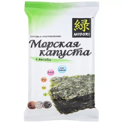 Морская капуста MIDORI васаби 5 г