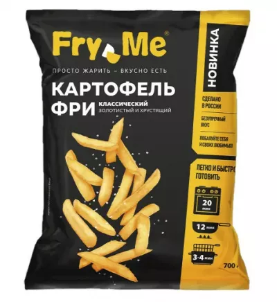 Картофель FRY ME "Фри Классический" 9х9 мм 700 г