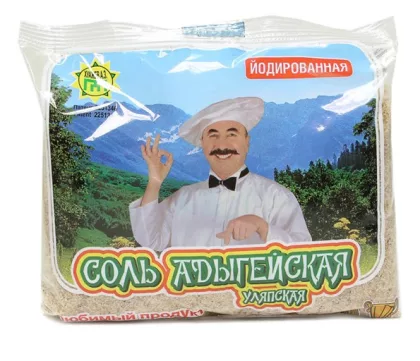 Соль АДЫГЕЙСКАЯ "Уляпская" 450 г