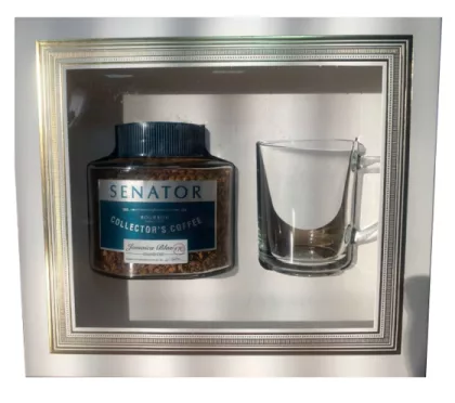 Кофе растворимый SENATOR "Jamaica Blue" 90 г + кружка