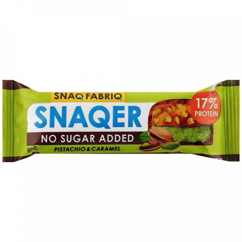 Батончик SNAQ FABRIQ "Фисташка и карамель" протеиновый 50 г