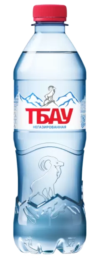 Вода минеральная ТБАУ природная столовая негазированная 0,5 л