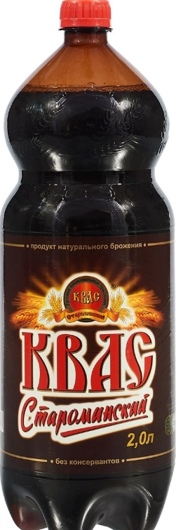 Квас СТАРОМИНСКИЙ "Традиционный" фильтрованный пастеризованный 2 л