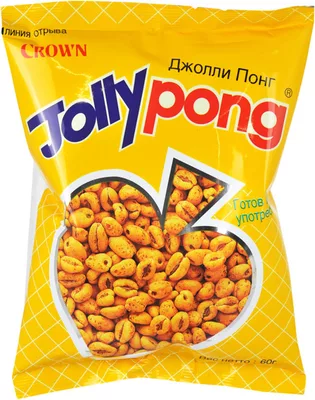 Зерна пшеничные JOLLY PONG воздушные 60 г