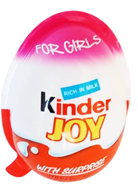 Шоколадное яйцо KINDER "Joy" для девочек 20 г