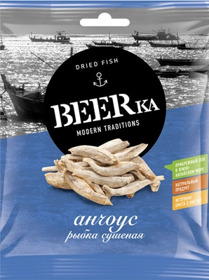 Анчоус BEERKA сушеный 25 г