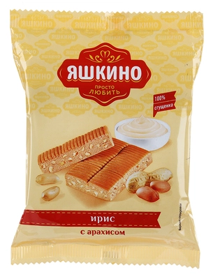 Ирис ЯШКИНО с арахисом 140 г