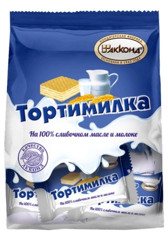 Десерт АККОНД "Тортимилка" вафельный 250 г