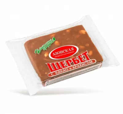 Щербет АЗОВСКАЯ КФ с какао и арахисом 200 г