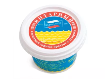 Продукт сырный плавленый ПЕРЕЯСЛАВЛЬ "Янтарный" к завтраку 100 г