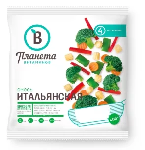 Овощная смесь ПЛАНЕТА ВИТАМИНОВ "Итальянская" 400 г