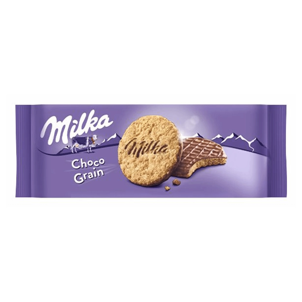 Печенье MILKA "Choko Grain" овсяное в молочном шоколаде 126 г