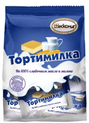 Десерт АККОНД "Тортимилка" вафельный 250 г