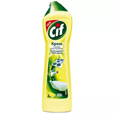 Крем чистящий CIF "Active lemon" универсальный 500 мл