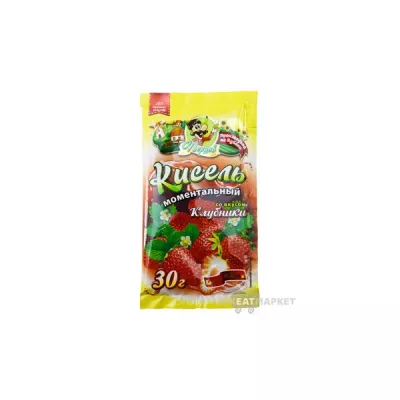 Кисель ПЕРЦОВ со вкусом клубники 30 г