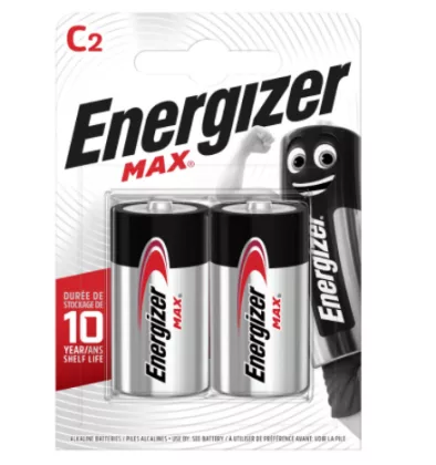 Батарейка ENERGIZER "Max Plus E93/C" LR14 C2 щелочные 2 шт.